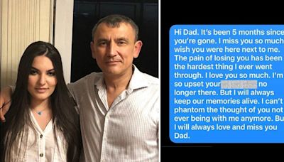 Daughter texted her dead dad for months – then came a chilling reply