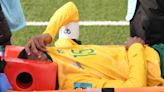 South Africa captain Refiloe Jane stretchered out of World Cup match after collision