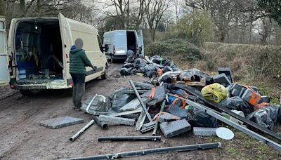 Fly-tippers caught when farmers blockaded their vans spared jail