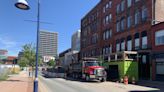 Uptown Saint John block evacuated after Bell crews hit gas line