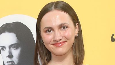 Maude Apatow looks radiant at Broadway opening night of Oh, Mary!