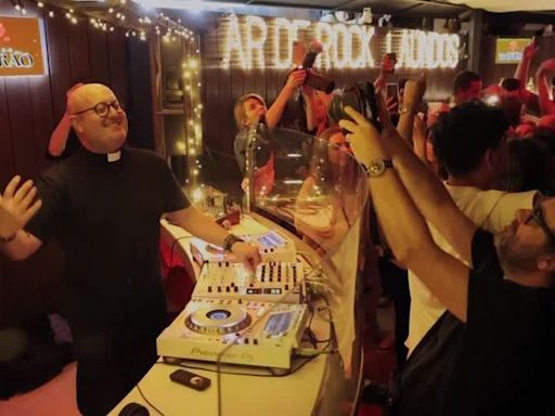 Portuguese 'DJ priest' plays upbeat tunes to spread hope