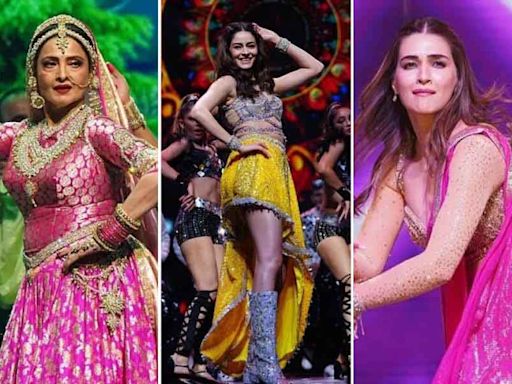 IIFA Awards: Rekha, Ananya Panday, Kriti Sanon set the dance floor ablaze in Abu Dhabi