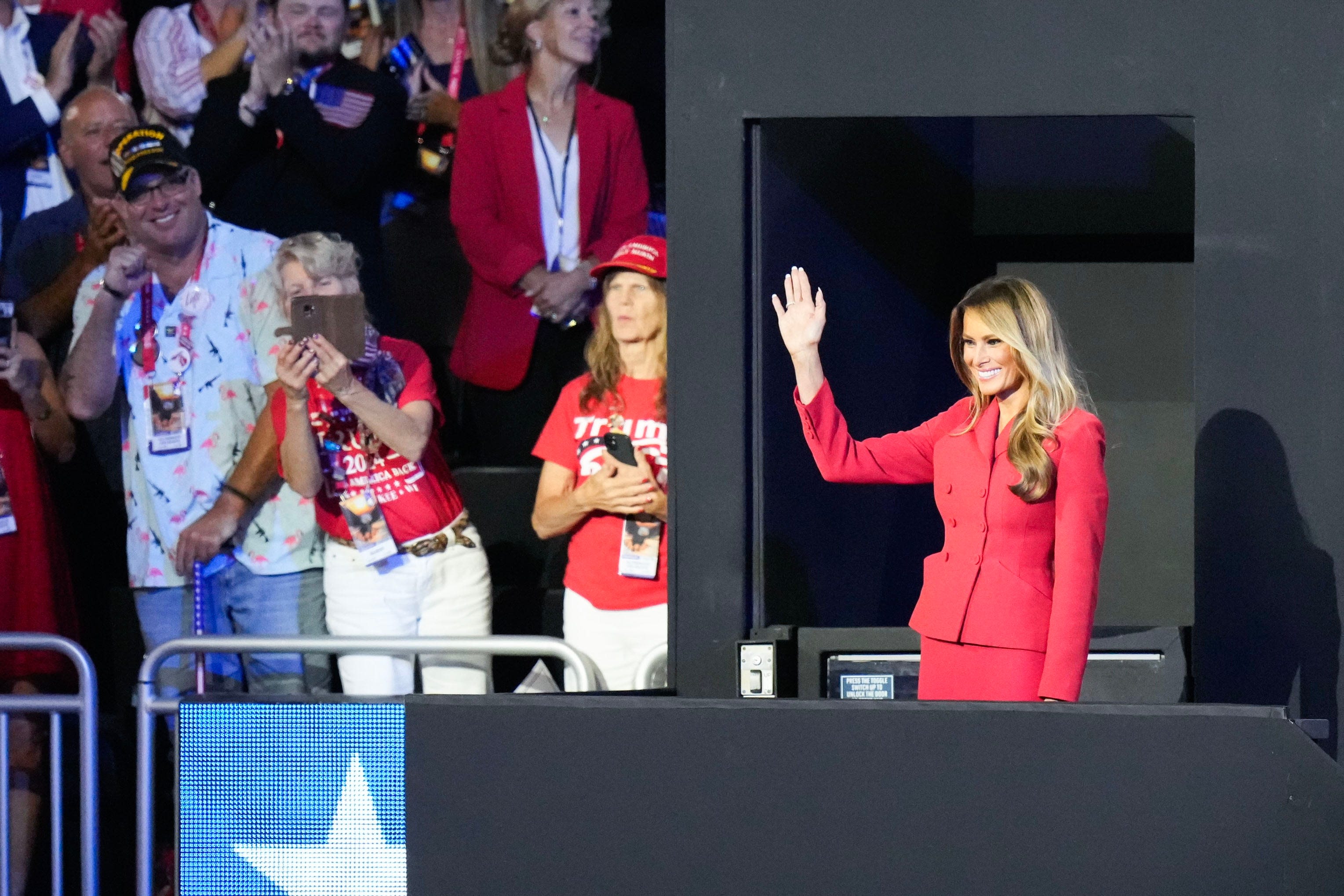 Melania Trump shows up on last night of RNC, here's how people reacted on social media