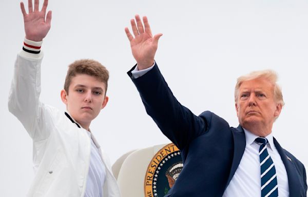 Barron Trump’s Super-Rare Public Appearance With Dad Donald Shows the Hobby They Share