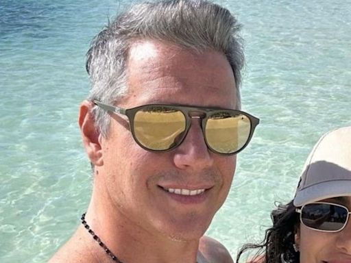 Marcio Garcia chama a atenção ao postar fotos da esposa: 'Muito feliz'