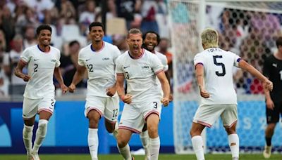 Nathan Harriel and Paxten Aaronson lead the U.S. men’s Olympic soccer team’s 4-1 rout of New Zealand