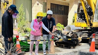 大雅中山北路雨水下水道工程開工 明年4月完工