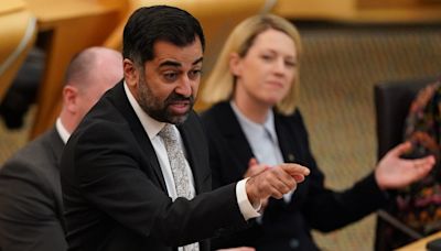 Humza Yousaf clashes with Douglas Ross over collapse of power-sharing agreement with Greens