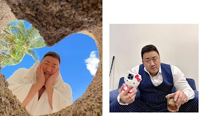 如此可愛的反差萌：身為韓國最壯的硬漢，馬東石最愛的卻是 Hello Kitty 手機殼？
