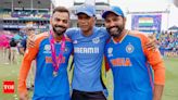 ... and Virat Kohli...': VVS Laxman hails Rahul Dravid's T20 World Cup victory celebrations - Watch | Cricket News - Times of India