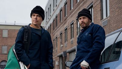 'The Instigators': Matt Damon, Casey Affleck lead muted comedy where Boston criminals want to flee to Montreal