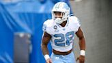 UNC running back Omarion Hampton ranked as a top player in ACC