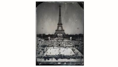 David Burnett does it again, with this epic Eiffel Tower Olympic image on 4x5 film