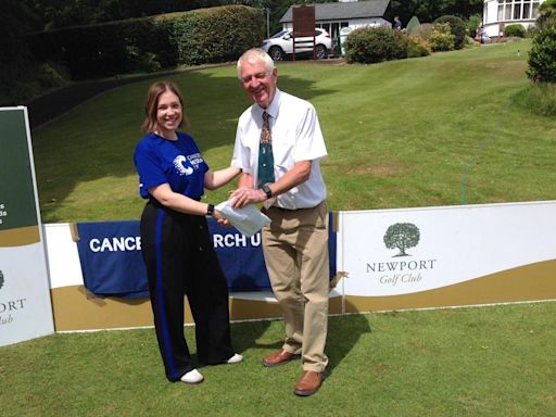 Newport golf day raises more than £13,000 for cancer charity