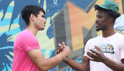 Jimmy Butler se consagra como el fan número uno de Carlos Alcaraz: "¡A la Final!"