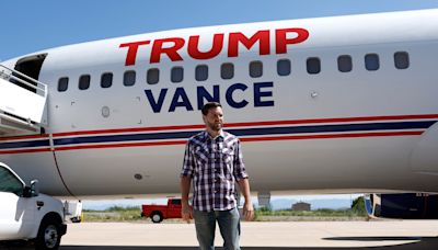 The Trump campaign unveiled a new Boeing 737 to fly running mate JD Vance along the campaign trail