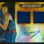 Kristaps  Porzingis KP 波神 新人RC ROOKIE雙球衣 卡面簽名卡 限量