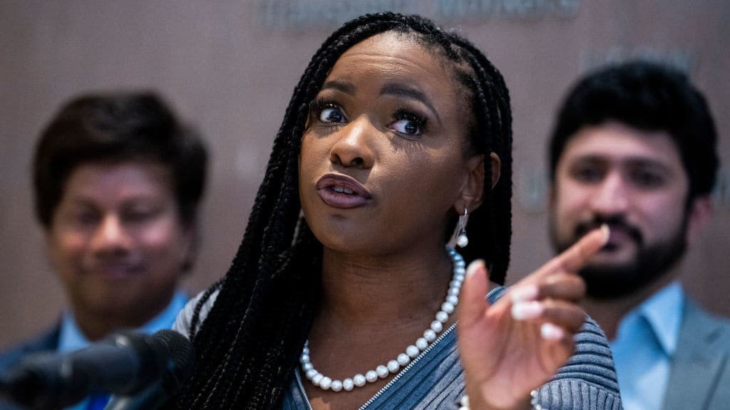 Rep. Jasmine Crockett Has No Regrets About Viral ‘Bleach Blonde, Butch Body’ Jab at MTG