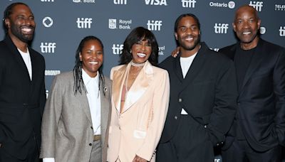 Denzel Washington makes rare red carpet appearance with family at TIFF