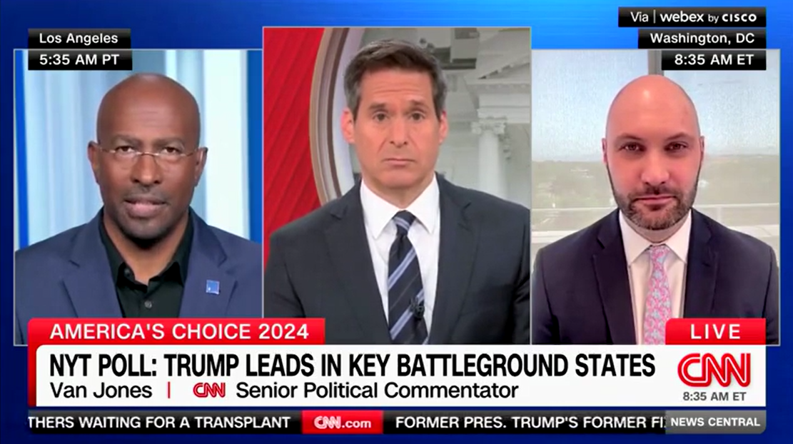 CNN's Van Jones says youth angry at Biden due to 'miserable' economic prospects, not just Gaza