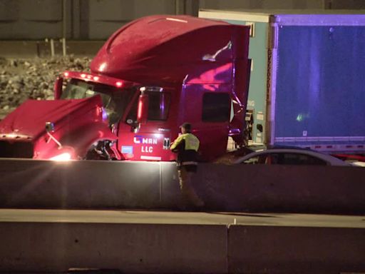 Tractor trailer driver killed after being hit by car on 635 in Dallas