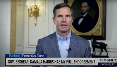 Beshear on national TV endorses Harris, deflects questions about joining her ticket