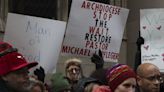 St. Sabina parishioners, choir alumni supportive of Rev. Michael Pfleger demand he be reinstated as sexual assault investigation continues