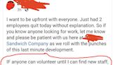 17 Pictures Of Infuriating Bosses Who Begged Their Employees For Stuff That Would Make Anyone Want To Quit