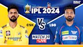 CSK vs LSG IPL 2024 Live Score: KL Rahul wins toss, Lucknow to bowl first