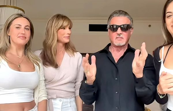 Sylvester Stallone Gets Pranked by Jennifer Flavin and Daughters in 'Just Give Me My Money' TikTok Trend