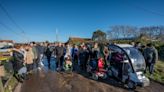 Angry residents demand action on 'UK's worst road' riddled with hundreds of potholes