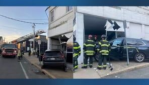 Police cited driver after crashing car into building in Brockton