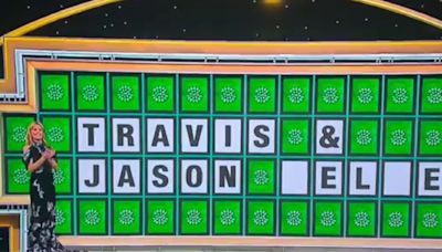 'Wheel of Fortune' contestants were wildly clueless about Travis, Jason Kelce