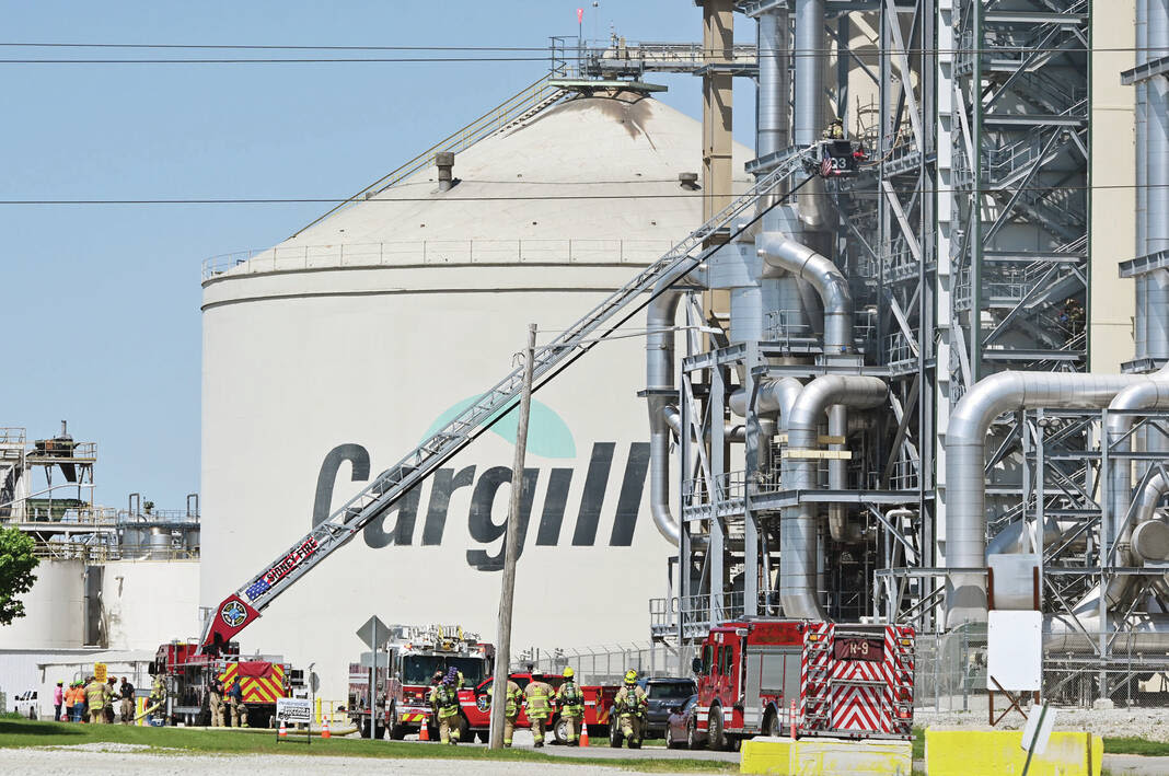 Sidney Cargill plant fire causes $20K in damages