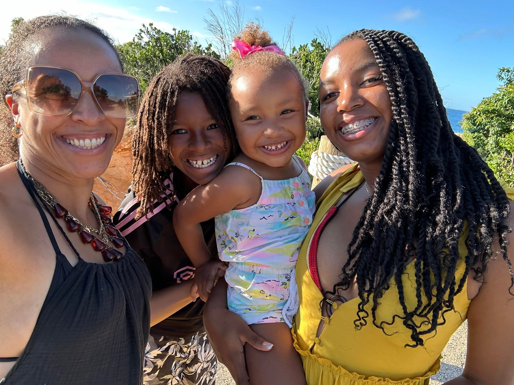 I'm a single mom of 3 living in Anguilla. My kids are safer than in the US and there's a bigger sense of community.