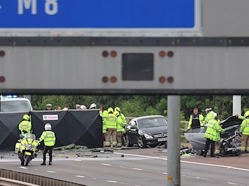 M8 horror crash: cop out of hospital but other officer remains 'critical'