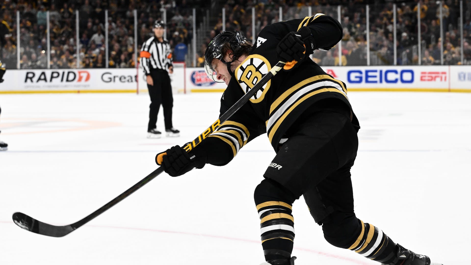 Bruins' Jim Montgomery Notes Power-Play Tweak Before Game 2