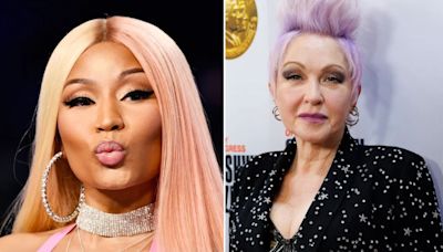 Cyndi Lauper Joins Nicki Minaj for “Pink Friday Girls” in Brooklyn: Watch