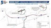 Multiple I-465 lane and ramp closures starting in Marion County this week