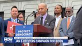 Jan 6 Capitol Police Officers Visit Harrisburg for Biden Campaign