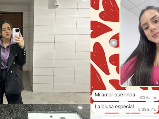 Le envió una selfie por WhatsApp a su novio y la respuesta la sorprendió