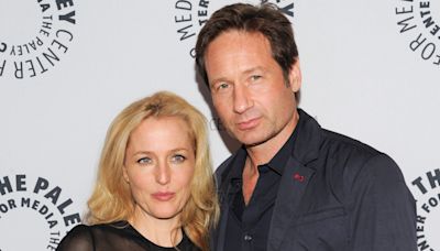 Gillian Anderson praises David Duchovny's podcast in new video from Calgary