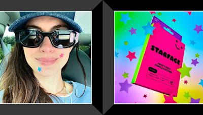 Anne Hathaway Posts a Fun Selfie Wearing These Fun $11 Pimple Patches