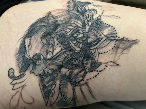 Las Vegas tourist plans to file lawsuit after botched tattoo claiming artist may have been under the influence