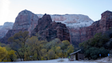 Rockfall stops traffic along Zion Canyon scenic drive, trail to remain closed