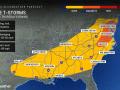 Severe weather to extend to Atlantic, Gulf coasts later this week