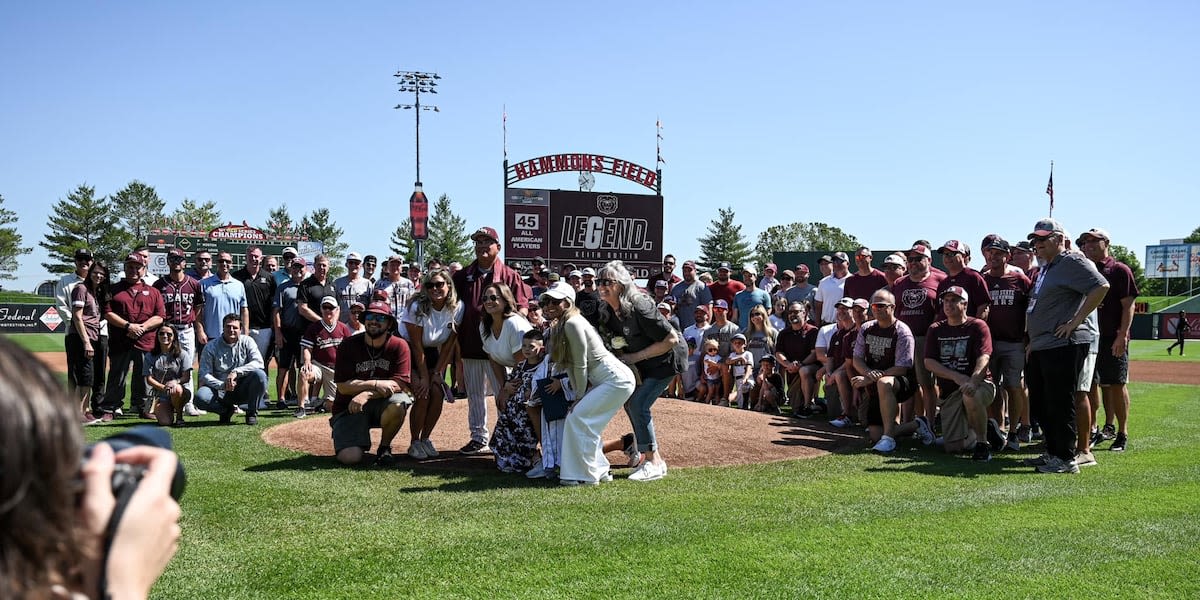 Missouri State Univeristy alumni and Bears baseball fans attend final game for Keith Guttin at Hammons Field