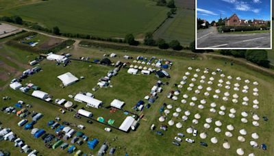 Thousands of SWINGERS descend on sleepy village for UK's biggest sex festival