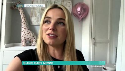 Sian Welby reveals baby Ruby was born by emergency C-section